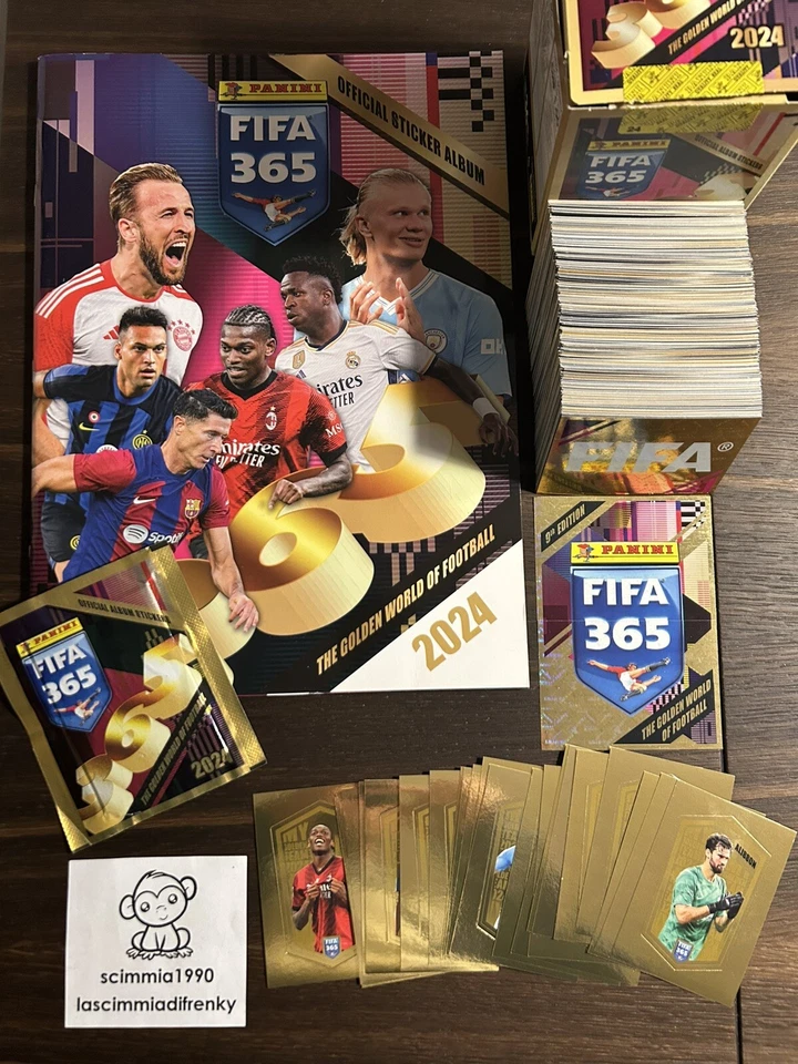 ALBUM EMPTY SET COMPLETO PANINI CALCIATORI FIFA 365 2024 + MY GOLDEN TEAM + BOX - Immagine 1 di 1