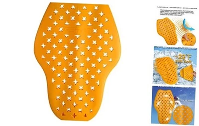 Защита спины мотоцикла низкотемпературное сопротивление -22 ° f (-30 °C) CE задняя желтая - Изображение 1 из 4