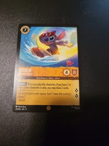 Stitch Carefree Surfer (FABLED) - 24/204 - Legendary - Disney Lorcana Non Foil - Picture 1 of 1