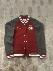 Roots Canada “Taiwan” Youth Varsity Jacket Red - Picture 1 of 5