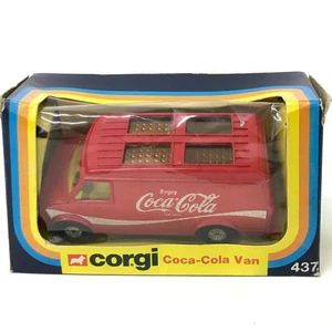 Corgi Coca-Cola Van Model 437 Red Diecast Collectible Toy with Box - Picture 1 of 12