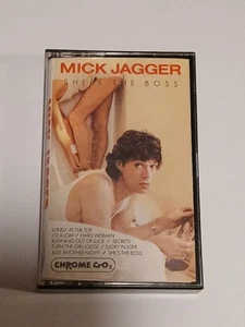 Mick Jagger Solo Artist She's The Boss Cassette Tape 1985 Rock Music / Pre-owned - Picture 1 of 6