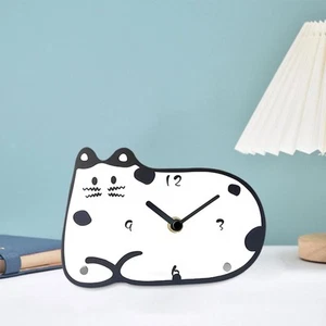 Cat Desk Clock Acrylic Clock Decoration Table Clock - Picture 1 of 7