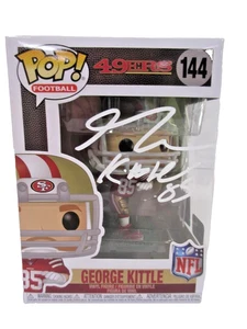 GEORGE KITTLE Signed Autographed Funko Pop #144 49'ERS w/COA (GOLDEN)  FREE SHIP - Picture 1 of 3
