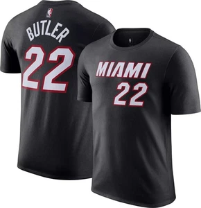 [9Z2B7BCMW-HEAJB] YOUTH NIKE NBA HEAT LOGO N&N '22 BUTLER' PERFORMANCE T-SHIRT - Picture 1 of 3