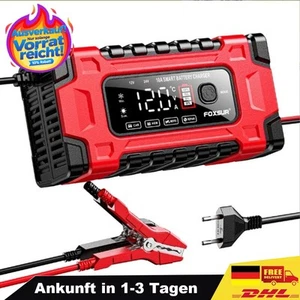 Cargador de reparación de pulso de batería de coche arranque automático inteligente 12-24 V alimentación de emergencia - Imagen 1 de 11