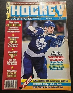 Hockey Illustrated Magazine Februar 1987 Wendel Clark Wayne Gretzky NHL - Bild 1 von 2