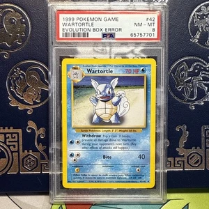 Wartortle Evolution Evo Box Error Misprint PSA 8 NM/MT Pokemon Card Base Set - Picture 1 of 2