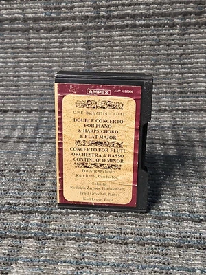 C P E Bach Double Concerto Cassette Ampex - Image 1 of 4
