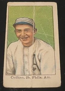 1910 E105 Mello-Mint Gum Eddie Collins Philadelphia As HOF Scarce - Picture 1 of 2
