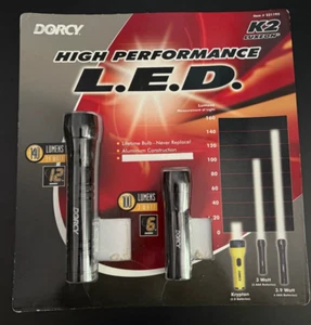 Juego de linternas de aluminio Dorcy High Performance K2 Luxeon #231193 SIN PILAS - Imagen 1 de 2