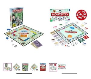 Game night 2 board games monopoly, monopoly rivals $68 Lot