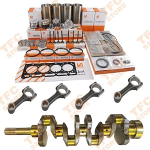 V1505 Overhaul Rebuild Kit + Crankshaft + Connecting Rod for Kubota V1505 Engine - Picture 1 of 1