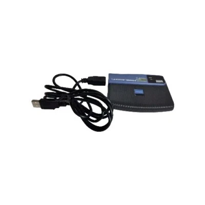 Linksys WUSB54G Wireless Adapter Version 4 mit USB-Kabel - gebraucht - Bild 1 von 4