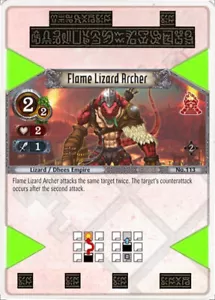 Flame Lizard Archer - Set 2 - The Eye of Judgment TCG - Bild 1 von 1