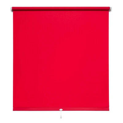 Springrollo Schnapprollo rot red Mittelzugrollo Tür Fenster Rollo  Blickdicht TL - Bild 1 von 4