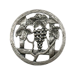 Carbatec Pewter Potpourri Lid - Grapevine - Picture 1 of 5