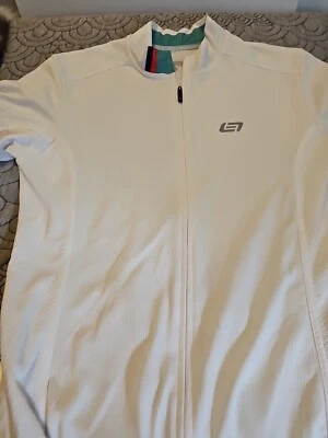 Bellweather Cycling Shirt/Jersey Women's S White Green Red Technical Apparel  - Image 1 of 4