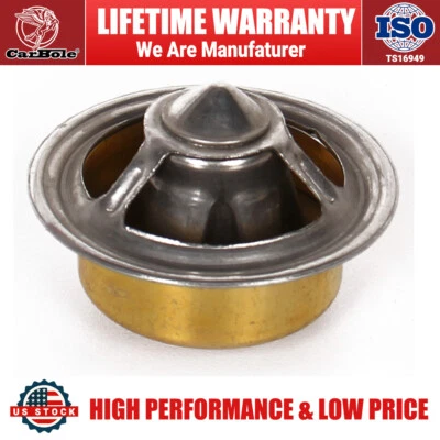 Termostato de latón de 160 grados de alto rendimiento/flujo para Ford Chevy GMC 4363 Foto 1 de 4