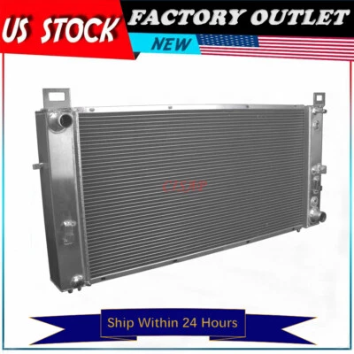 Radiador de aluminio 34" apto para Cadillac Escalade ESV EST 2002-2014 AT Foto 1 de 4