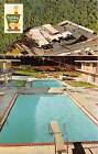 Asheville North Caolina 1960s Postcard Holiday Inn Motel Pool