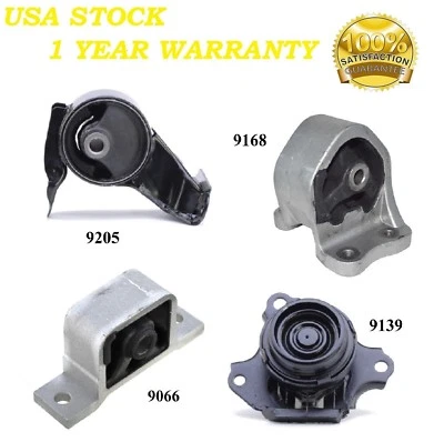 4 PCS MOTOR & TRANS MOUNT FIT 2003-2011 Honda Element 2.4L for Auto Trans - Image 1 of 4