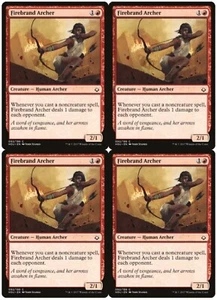 MTG Firebrand Archer x4 Hour of Devastation Common NM Playset - Picture 1 of 1