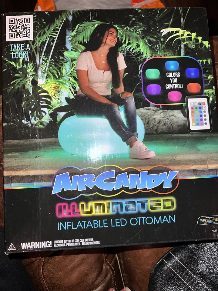 Pool Candy Aircandy Illuminated Ottoman AC2123MU