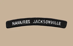 US Naval Air Reserve NAVAIRES Jacksonville Florida UIM Shoulder Rocker Tab (03) - Picture 1 of 1