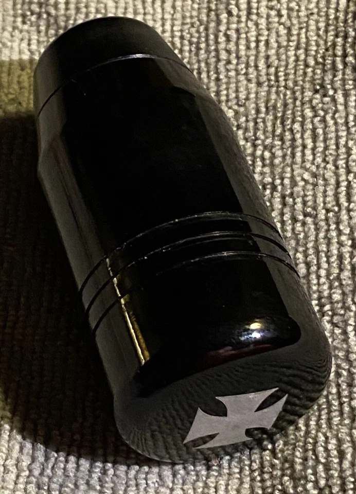 Perilla de cambio de marchas APC Maltese Cross negra transmisión manual Foto 1 de 3