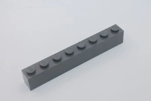 Lego 5x Basic Steine 1x8 brick 3008 dunkelgrau dark bluish gray - Picture 1 of 1