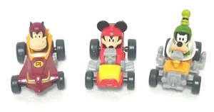 Disney Mickey Roadster Racers Diecast Cars Mickey Mouse Goofy Horace Toys Lot 3 - Picture 1 of 6