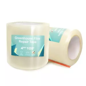 4'' x 108' Greenhouse Plastic sheeting Tape,6mil Thickness x 108', White - Picture 1 of 3