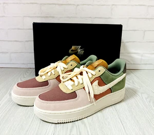 Nike Air Force 1 '07 LX Oil Green Terra Blush W SIZE 9.5 - Picture 1 of 5