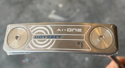 Odyssey Golf RH 2025 AI-ONE Silver #1 Crank Hosel 35" Blade Putter - Image 1 of 4