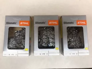 3 Pack,18 inch,Stihl,Oilomatic,chainsaw, chain,MS250,MS251,025, 26 RM 68 - Picture 1 of 4