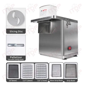 Vegetable Dicing Machine French Fry Potato Cutter Chipper Slicer with Food Inlet - Bild 1 von 10