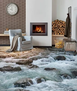 3D Sea Water Flow K2141 Floor WallPaper Murals Wallpaper Mural Print Luna 2024 - Picture 1 of 11