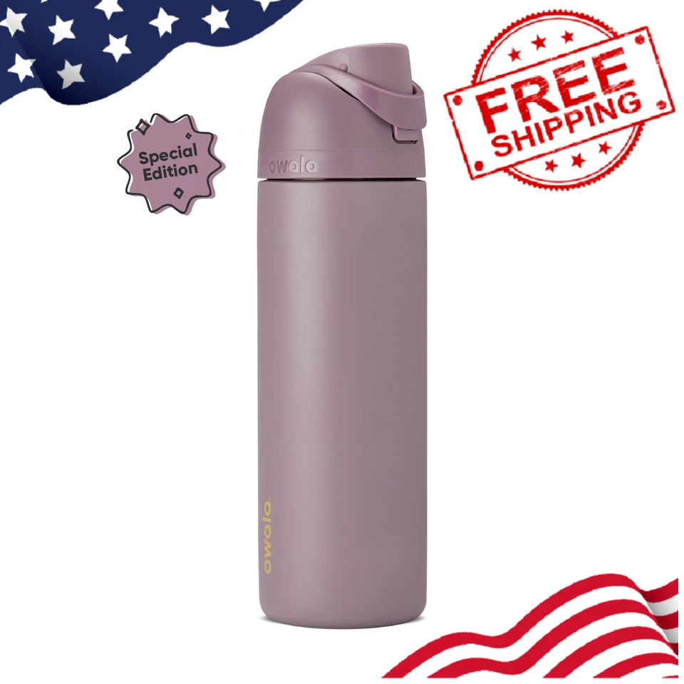 Owala Freesip 24 oz - Spring Revival. Stainless steel insulated bottle.