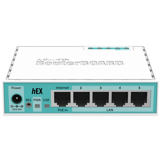 Mikrotik hEX RB750Gr3 5-port Ethernet Gigabit Router RouterBOARD - Image 1 of 3