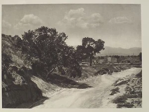 Road Near Golden Colorado Photogravure 1927 E. O. Hoppe - Picture 1 of 2