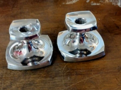 CANDELABROS NORUEGA PLATEADOS M VINTAGE (2) MARCA 830S Foto 1 de 4