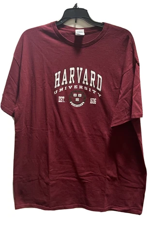 HARVARD UNIVERSITY SHORT SLEEVE T SHIRT SIZE XL ADULT UNISEX Cover
