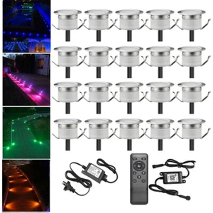 10-50PCS 31mm Smart WIFI LED Deck/decking Lights Multicolour RGB Kitchen Plinth - Picture 1 of 17
