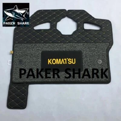 For Komatsu Cab Foot Mat PC210-7 PC300-7 PC360-7 Excavator Cabin Floor Mat - Image 1 of 4