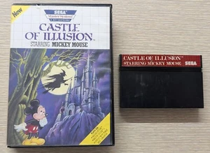 1990 Sega Master System Castle of Illusion Starring Mickey Mouse *No Manual* - Picture 1 of 5