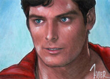 SUPERMAN 2 Christopher Reeve DC Comics SKETCH Card Open Edition PRINT
