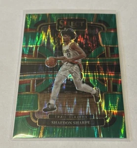 2023-24 Shaedon Sharpe Select Basketball Green Shockwave No. 15 - Bild 1 von 2