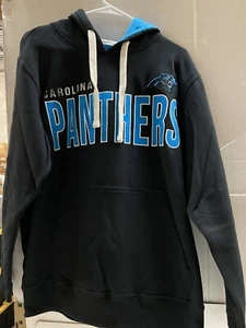 Carolina Panthers NFL Black Pullover Hoodie GIII Men's Large - Picture 1 of 3