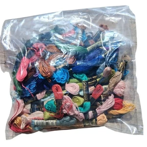DMC #3 Lot of 50 Mouline Needlepoint Floss Thread Lot Assorted Colors - Picture 1 of 2